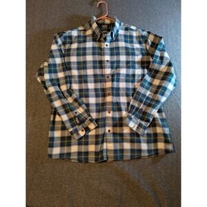 Orvis Shirt Mens Plaid Active Fit Performance Fishing Stretch Outdoor Sz Lg